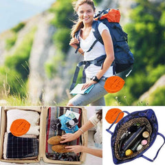 Foldable Laundry Basket – Space-Saving Mesh Hamper | Organivo
