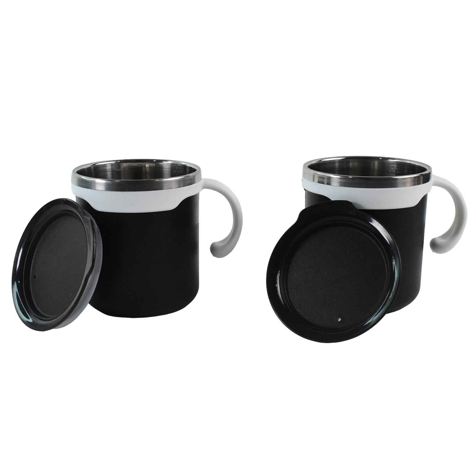 Mocha Mug Set – Premium 250ml Insulated Coffee Cups with Lid