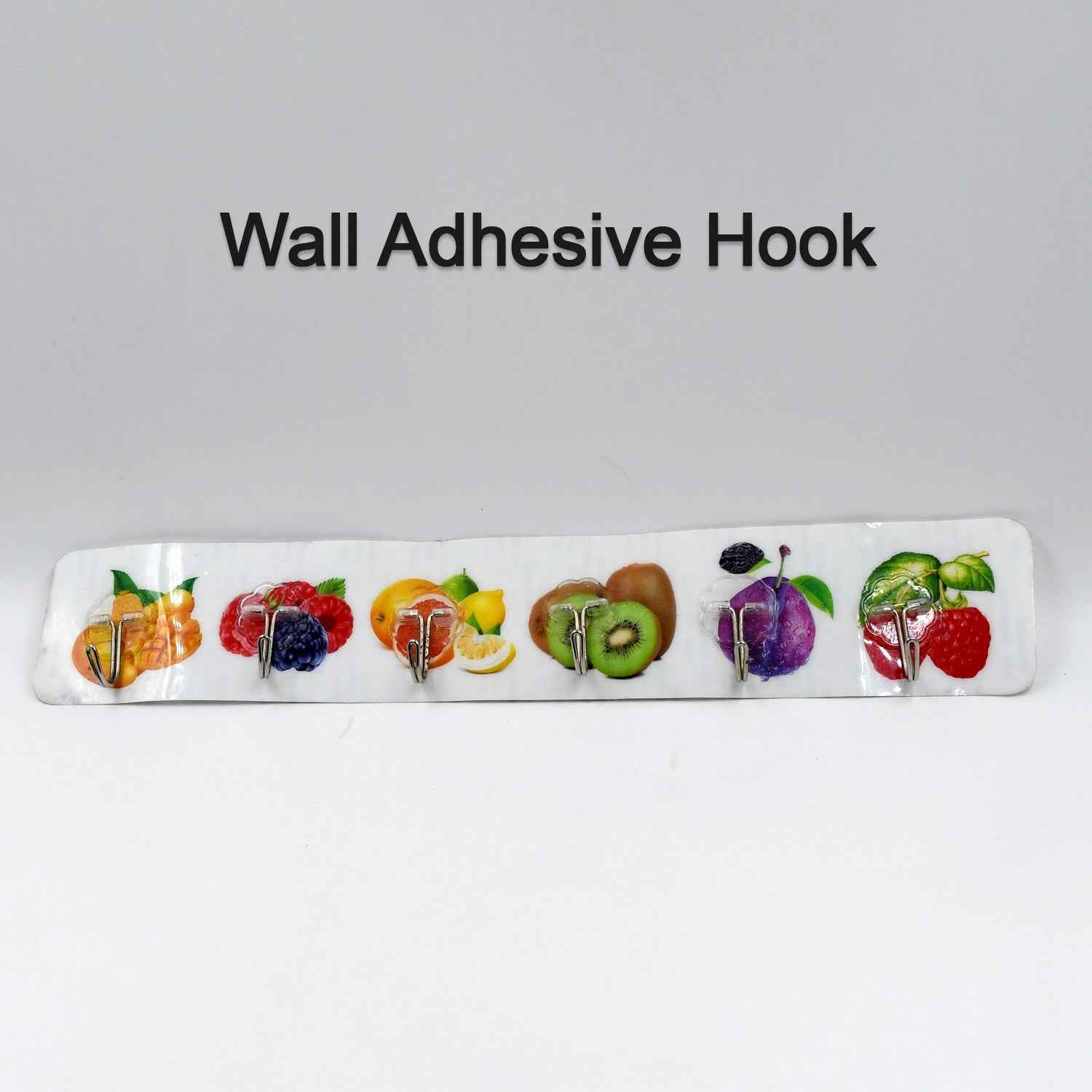 Adhesive Wall Hooks – Strong, Transparent, Multiuse (6 Pcs) | GlimmerHome
