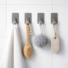 Self Adhesive Wall Hooks – Strong Hold, No Drilling, 6 Pc Set