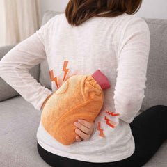 Hot Water Bag – Reusable Pain Relief with Soft Fabric Cover