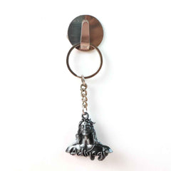 Lord Shiva Metal Keychain Set – Durable Spiritual Key Rings (2 Pc)