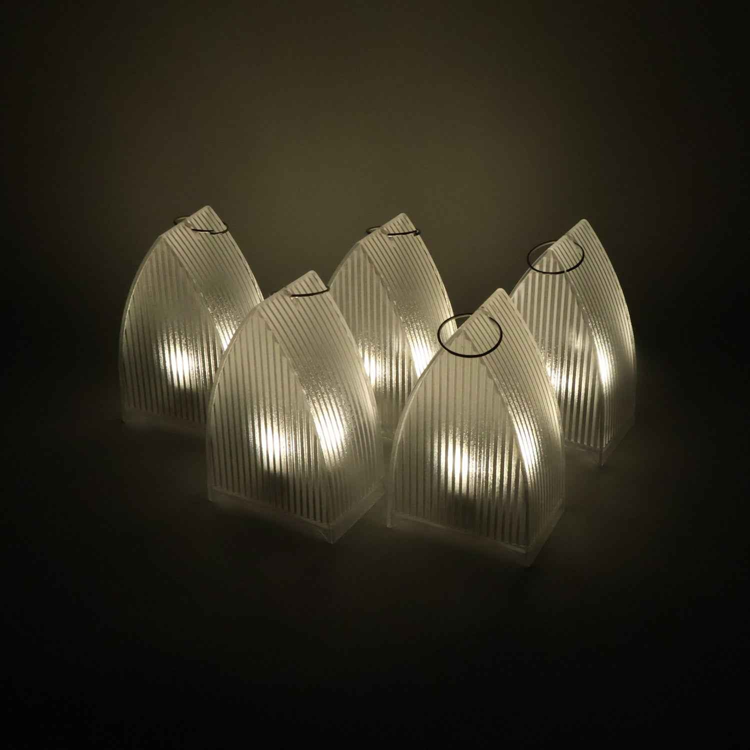 LED Flameless Lantern Lights – Safe & Elegant 5-Pc Set