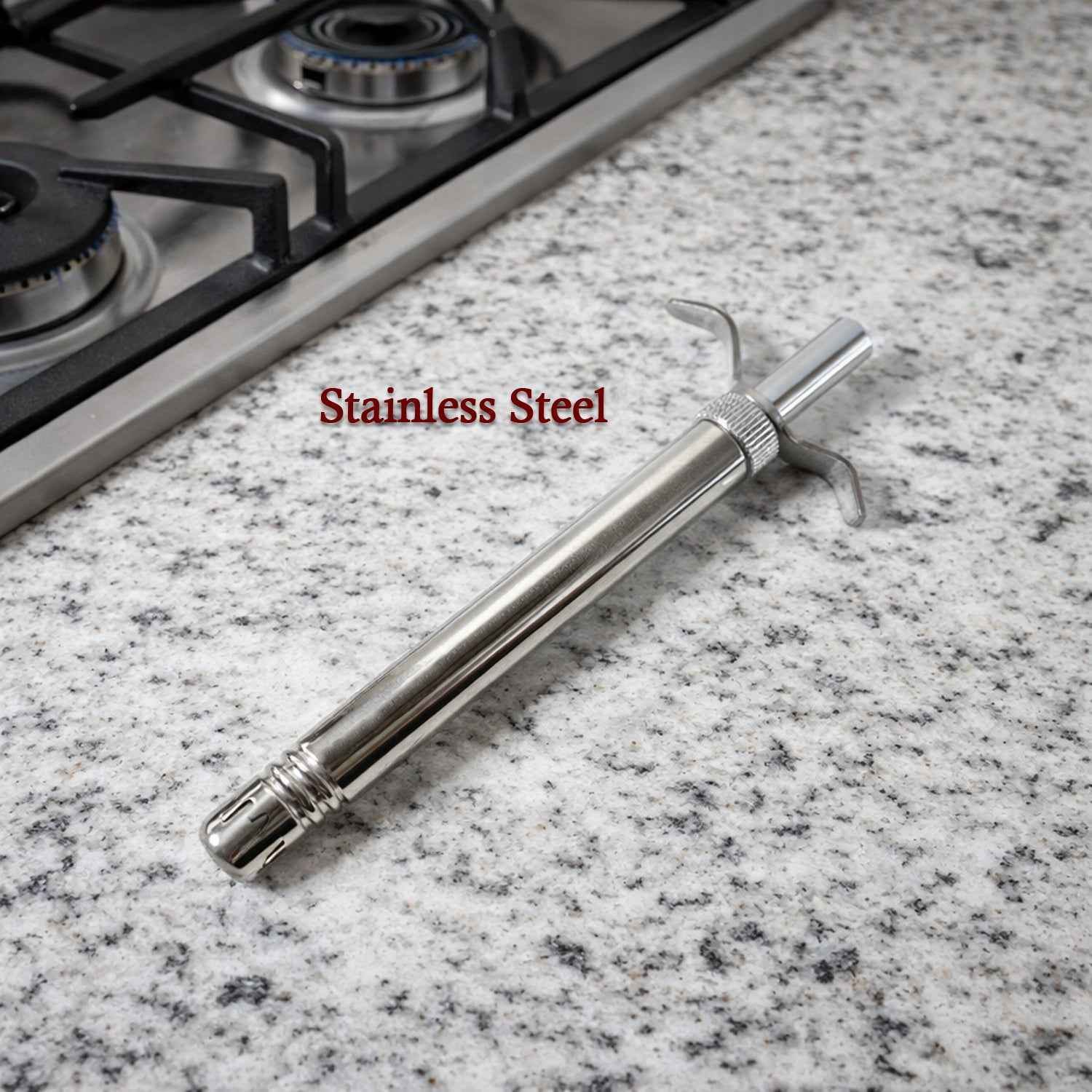 Gas Stove Spark Lighter – Manual Stainless Steel with Long Handle