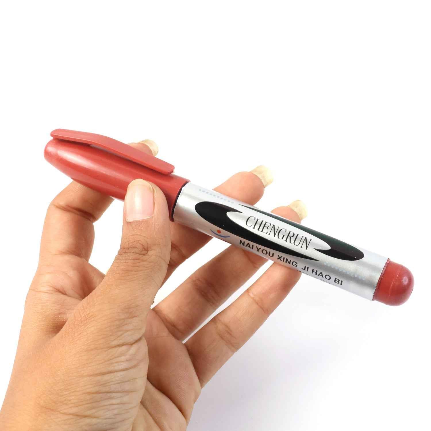 Maroon Permanent Marker Pen – Smooth Bold Ink & Quick-Dry