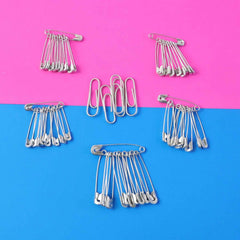 Metal Safety Pin Set – Durable Multipurpose Tailoring & Repair Kit