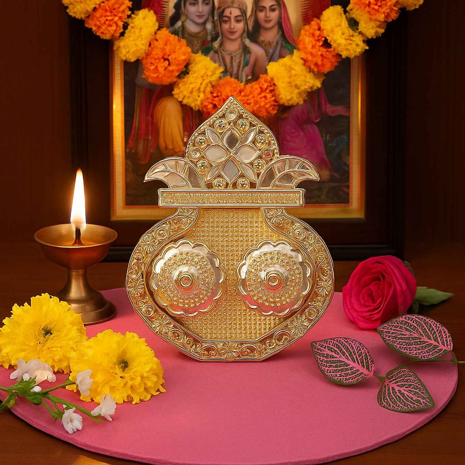 Raksha Bandhan Puja Thali – Kalash Shape Special | Styleva