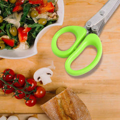 3-Blade Kitchen Scissors – Efficient Herb & Vegetable Chopper