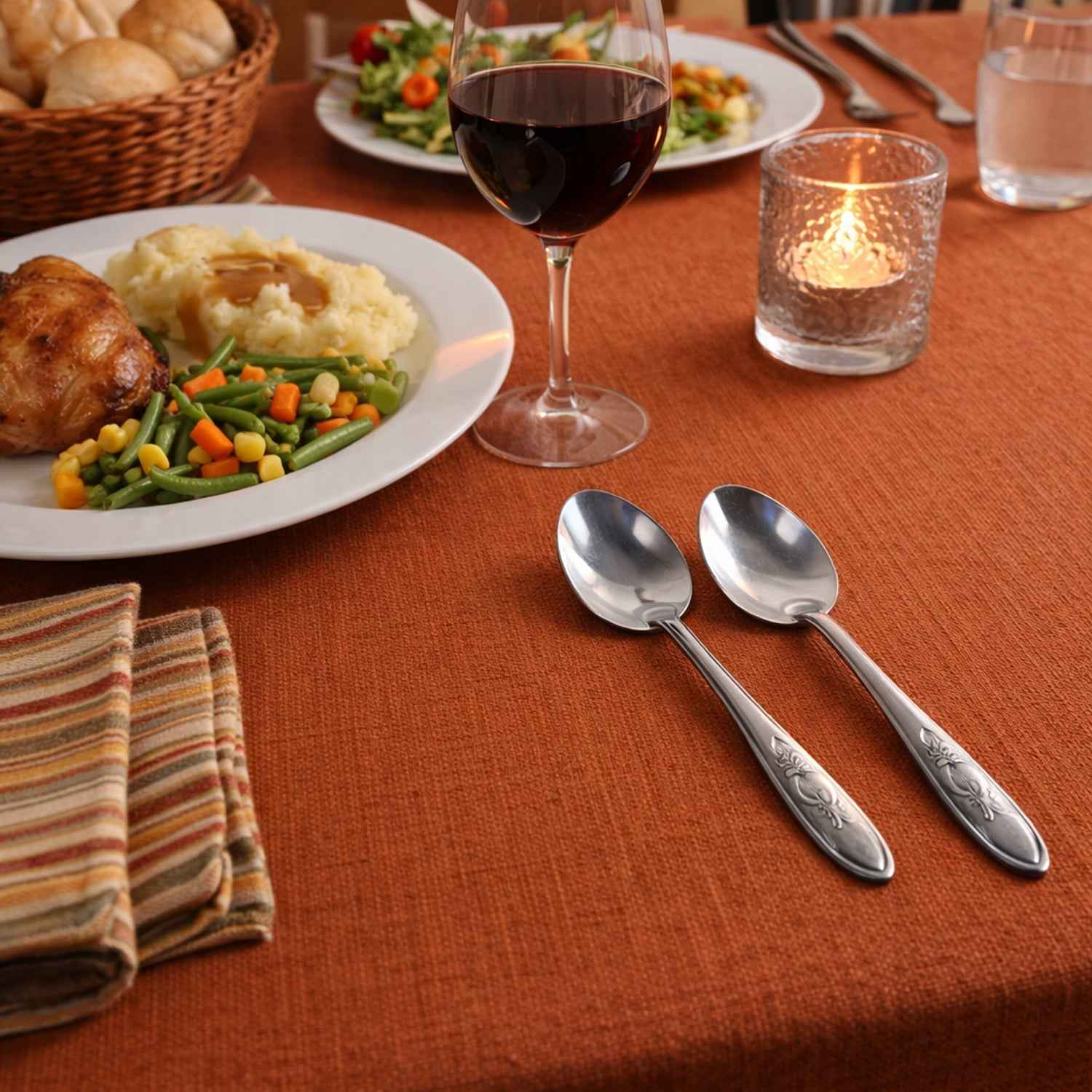 Stainless Steel Table Spoons Set – Elegant 12-Piece Dining Set