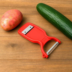 2-in-1 Stainless Steel Slicer & Peeler – Ultra Sharp Kitchen Tool