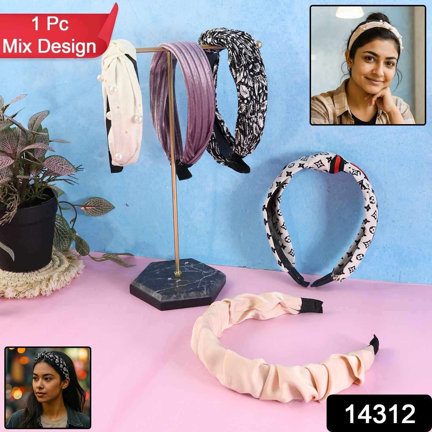 Ribbed Knot Hairband for Women – Soft, Stylish Comfort