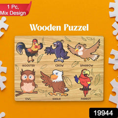 Wooden Peg Puzzle Board for Kids – Easy-Grip Educational Toy