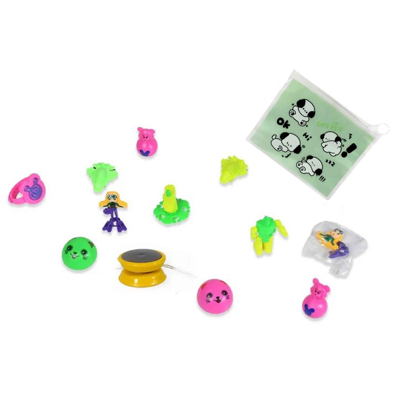 Kids' Toy Set – 12-Piece Assorted Play & Learn Pouch | Play & Move