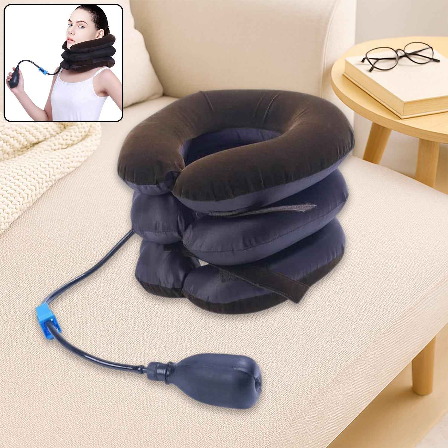 Neck Traction Pillow Ð Adjustable Support for Neck Pain Relief