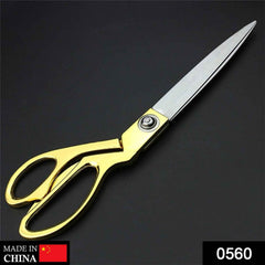 Cloth Cutting Scissors – Gold Plated, Heavy Duty Tailoring Shears | Cisora