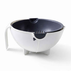2-in-1 Vegetable Washing Bowl Ð Effortless Rinsing & Draining