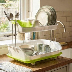 Kitchen Dish Drying Rack – Space-Saving Multi-Tier Design for Organized Countertops
