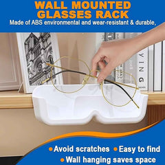 Wall Mounted Sunglasses Holder – 4 Pc Adhesive Set | GlimmerHome