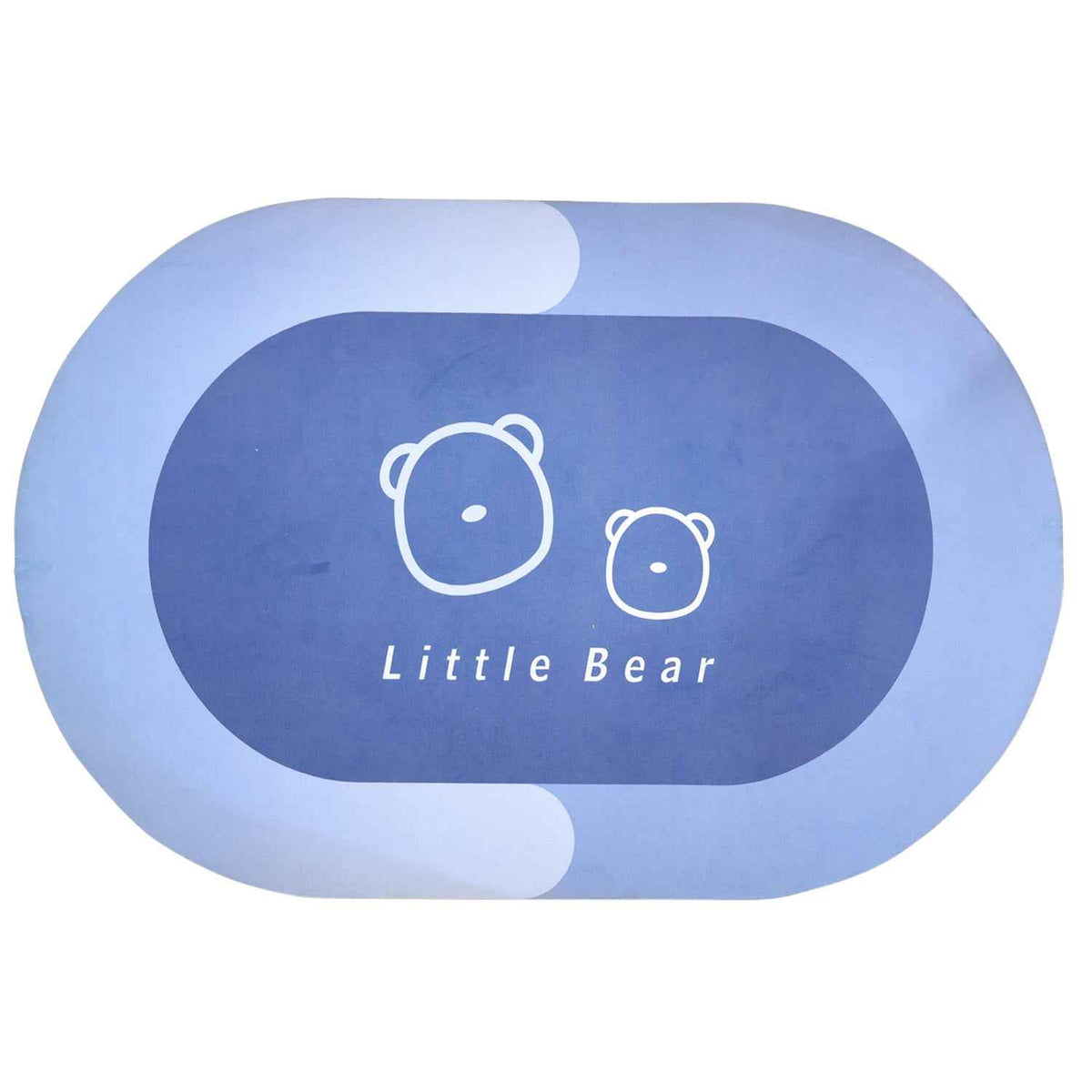 Bath Mat – Soft, Non-Slip and Cute Bear Print for Bathroom