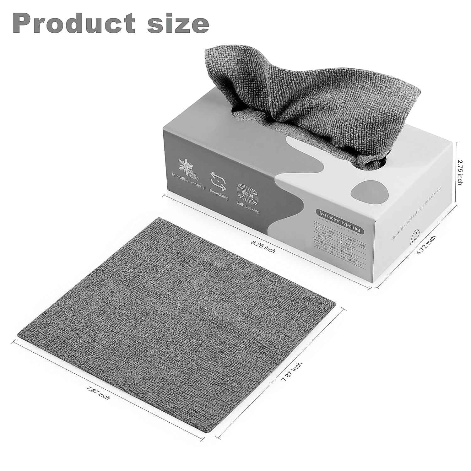 Magic Wipe Cleaning Cloths – Thick, Absorbent & Multi-Purpose (20 Pc)