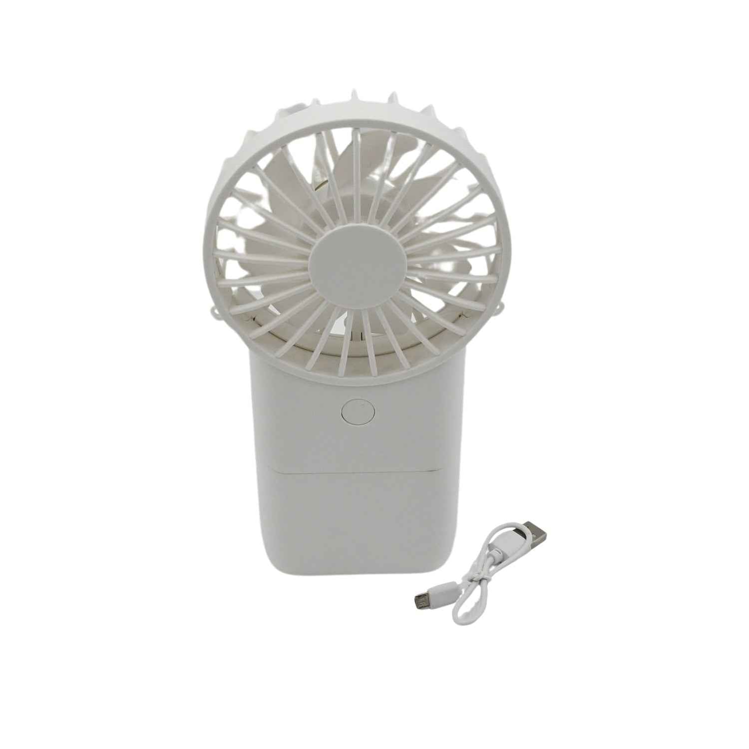 Handheld Fan – USB Rechargeable, 3 Speed Portable | Velvet Wellness