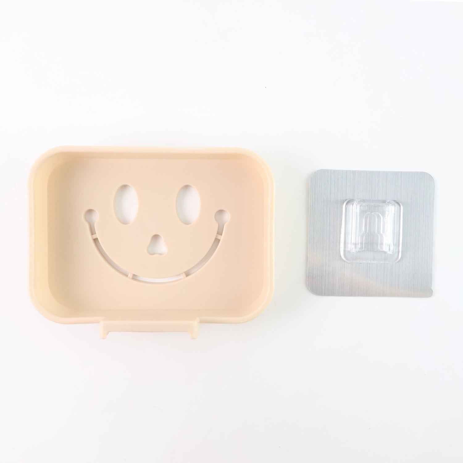 Wall Mounted Soap Dish Holder – Self Adhesive with Drainage