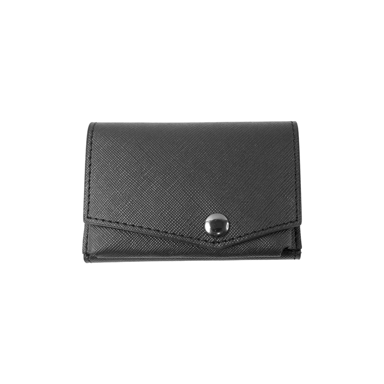 Compact Multi-Card Wallet – Secure Snap Closure & Sleek Design