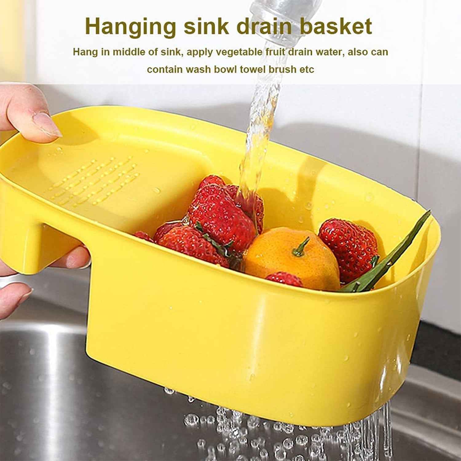 Kitchen Dish Drainer – Space-Saving Sink Basket | Quickslice