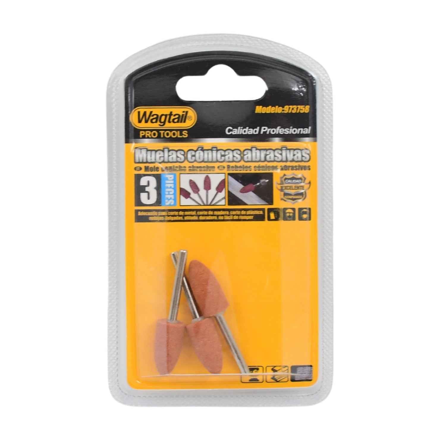 Rotary Grinding Stone Set – 3 Pcs Polishing Bits | ToolMate Pro