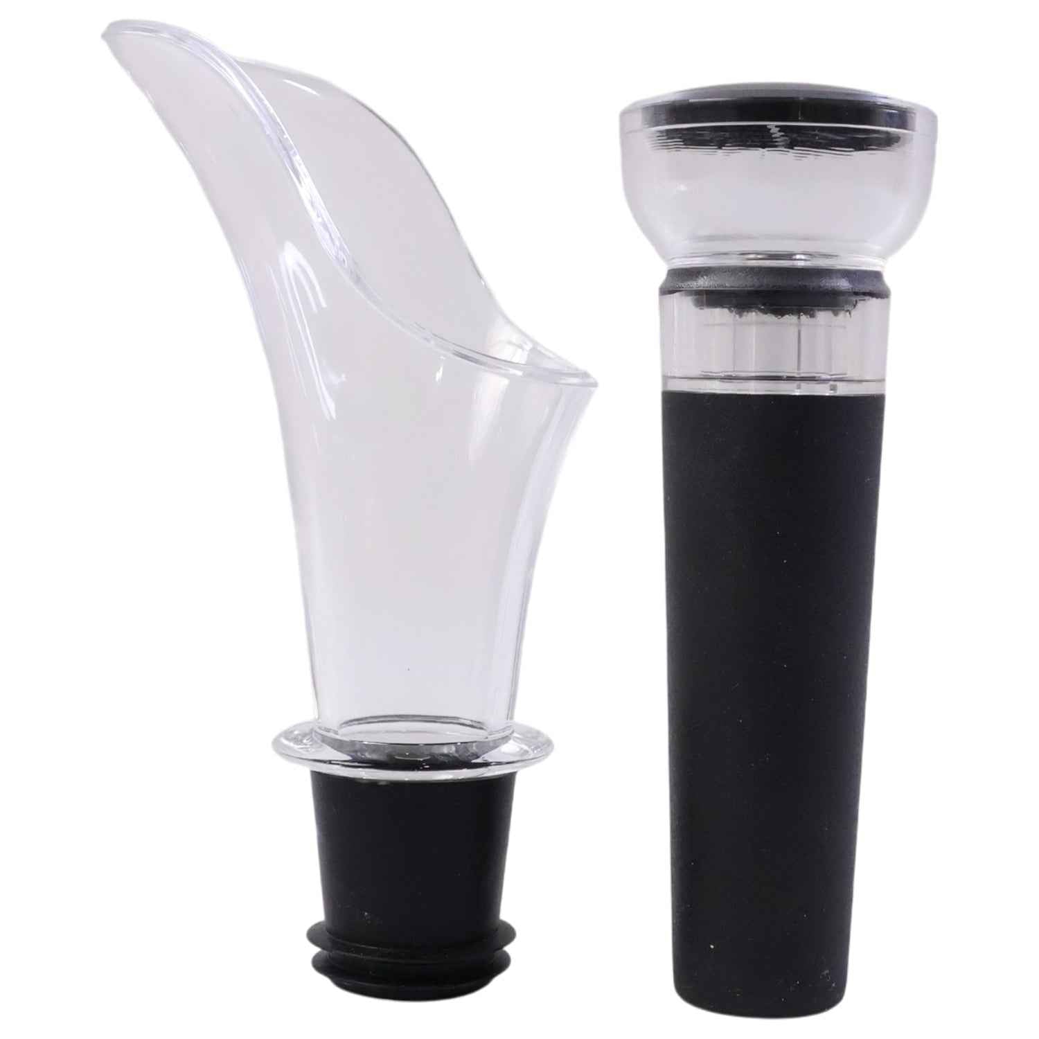 Wine Pourer & Vacuum Stopper Set – Drip-Free Pour & Freshness