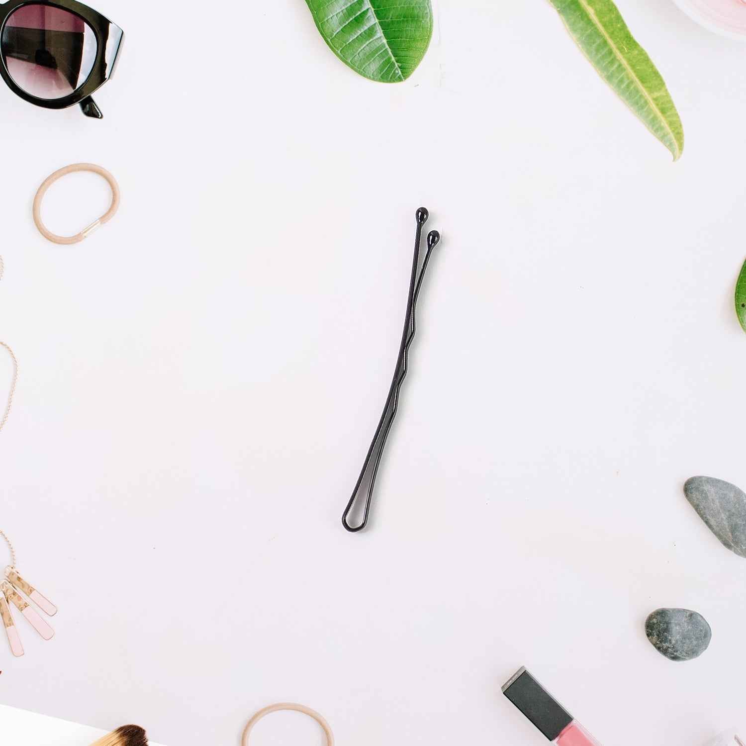 Hair Bobby Pins – Strong Grip Non-Slip Metal Clips, 12 Pcs