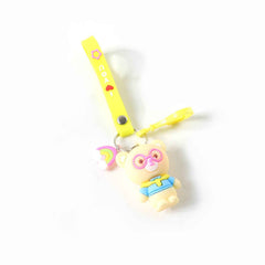 Teddy Bear Keychain – Cute Cartoon Bag Charm with Love Strap