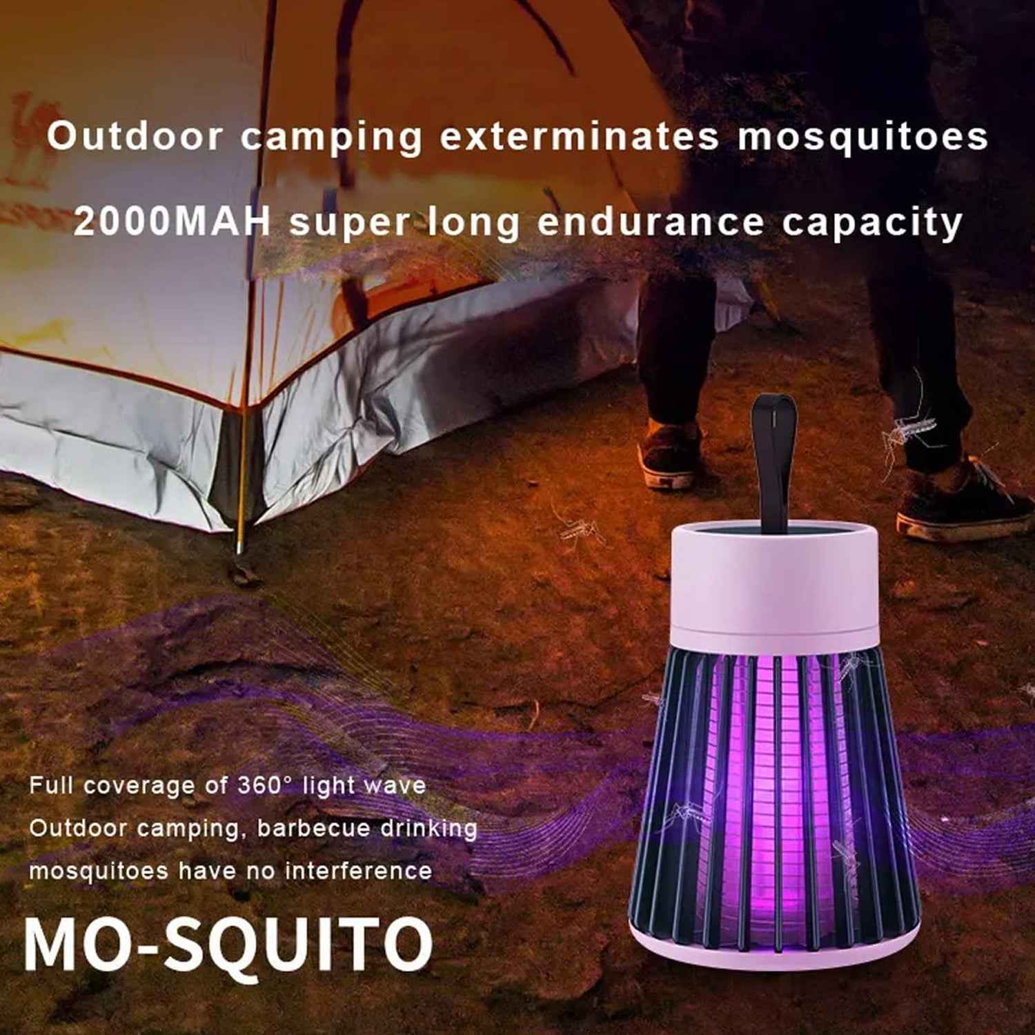 Mosquito Killer Lamp – USB Powered for Home & Outdoor | FERVENT