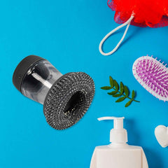 Soap Dispensing Dish Brush – Easy Kitchen Cleaning | VelvetBubbles