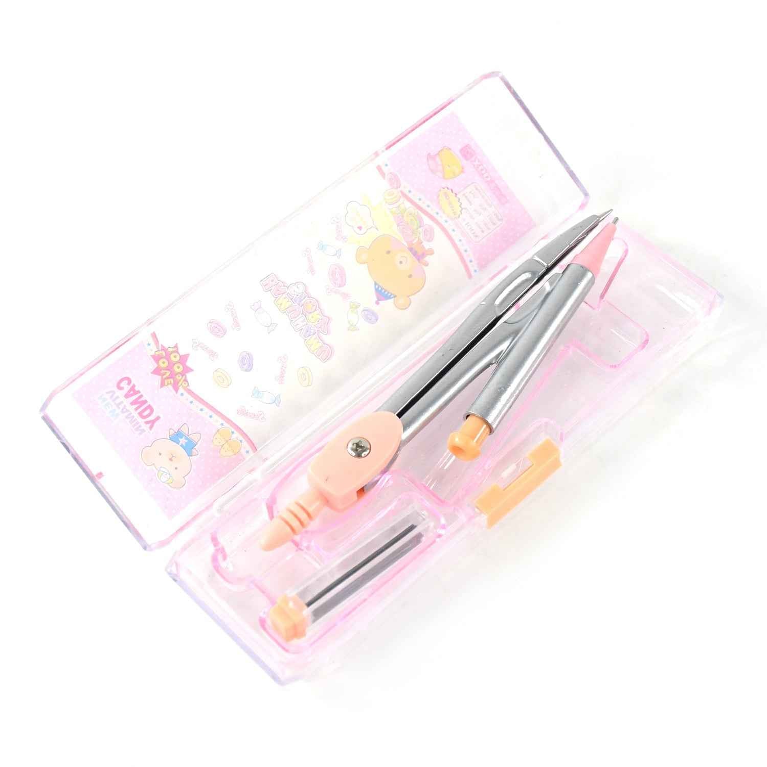 Precision Geometry Compass Set – 4-in-1 with Case & Leads
