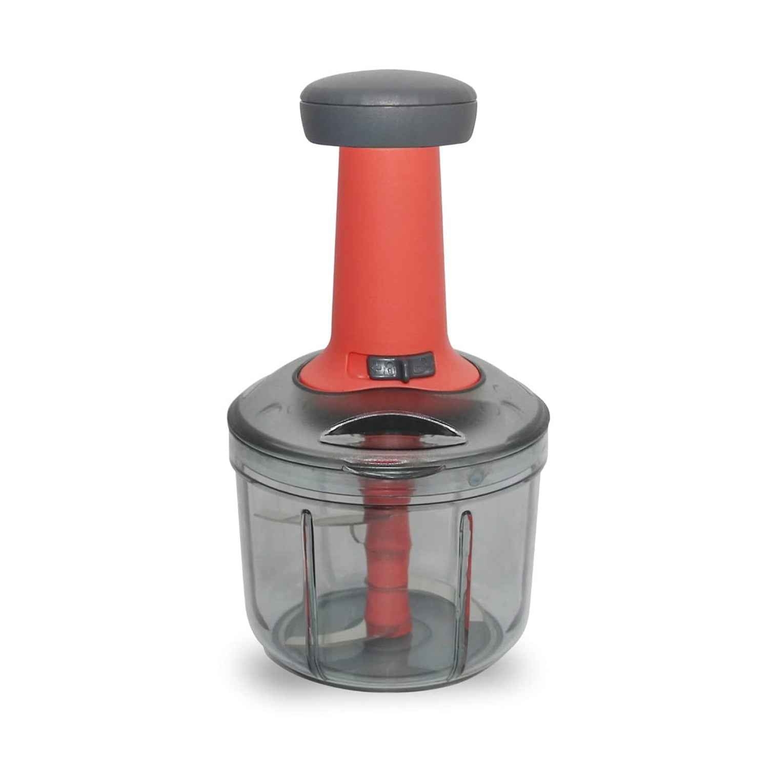 Hand Press Chopper – 3 Blades, Matte Finish for Kitchen | Quickslice