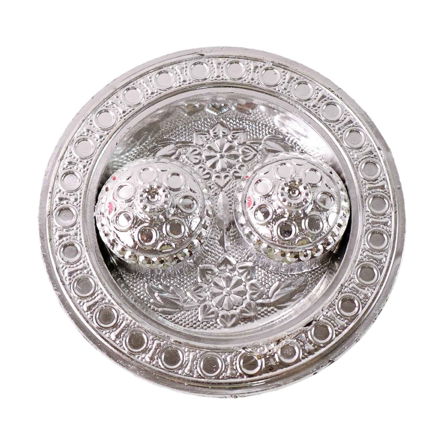 Kumkum Thali Holder – Small Round Puja Plate | Styleva