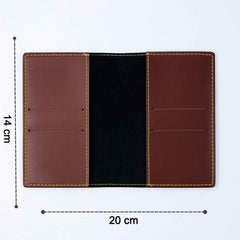 PU Leather Card Holder – Slim, Multipurpose Travel Wallet
