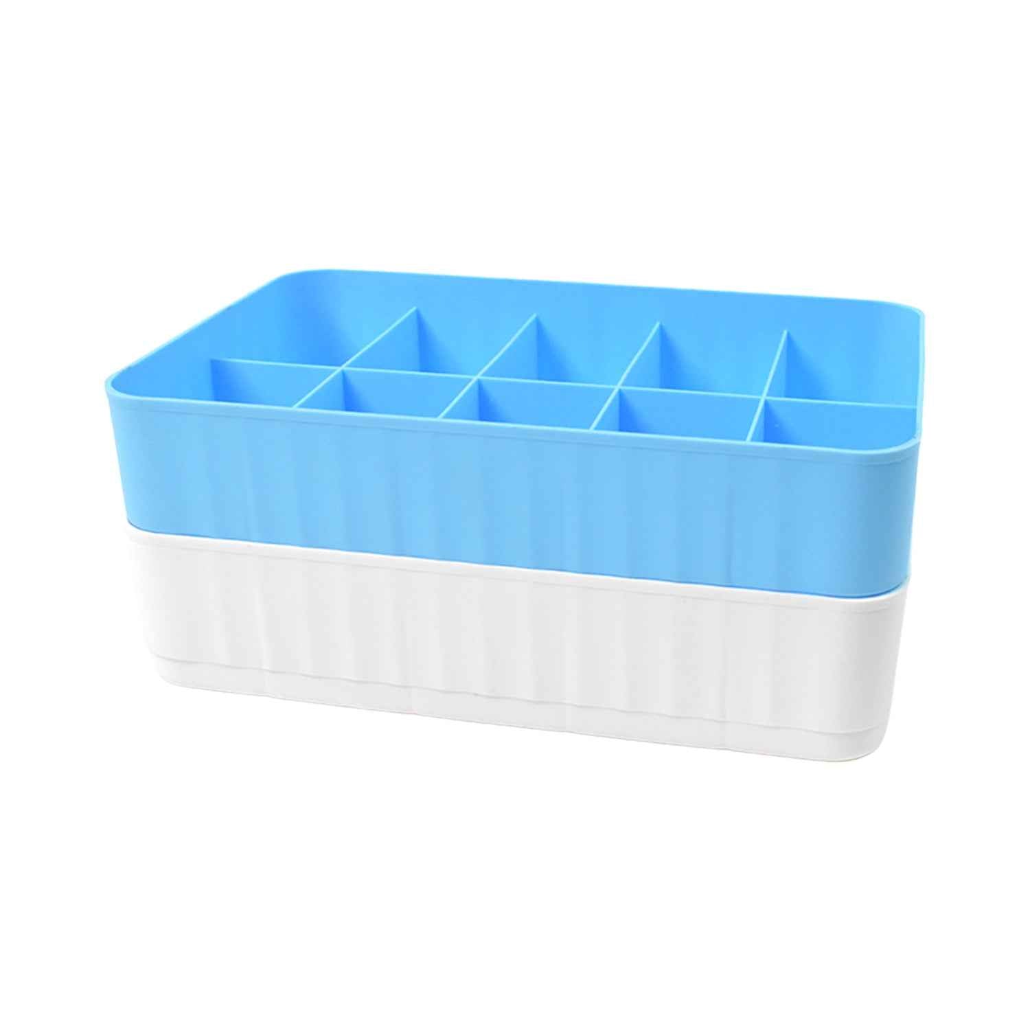 The versatile compartment box from the drawer organiser set, ready for clothes or other items.