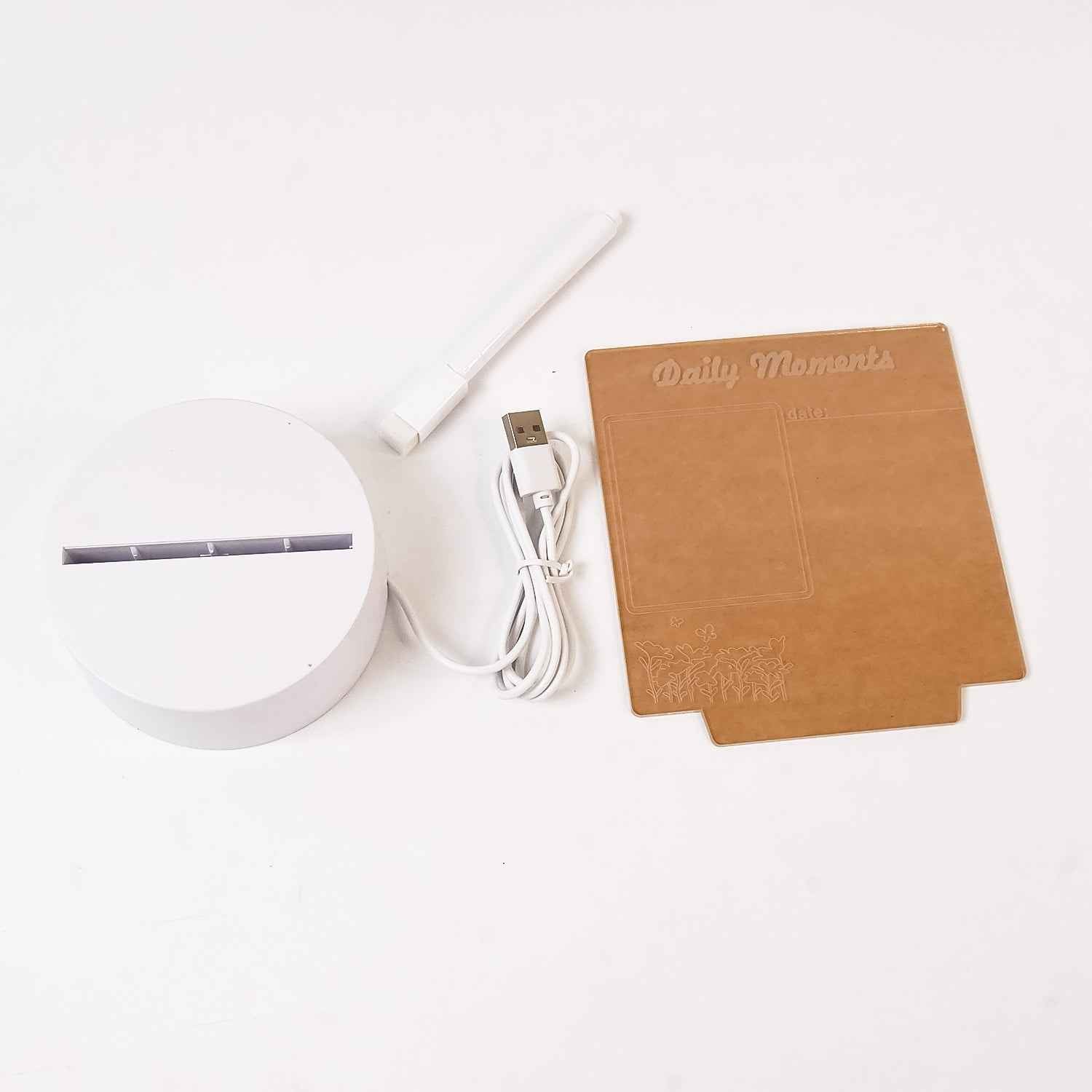 Acrylic Decorative Lamp – 3D Message Board & Night Light | Styleva