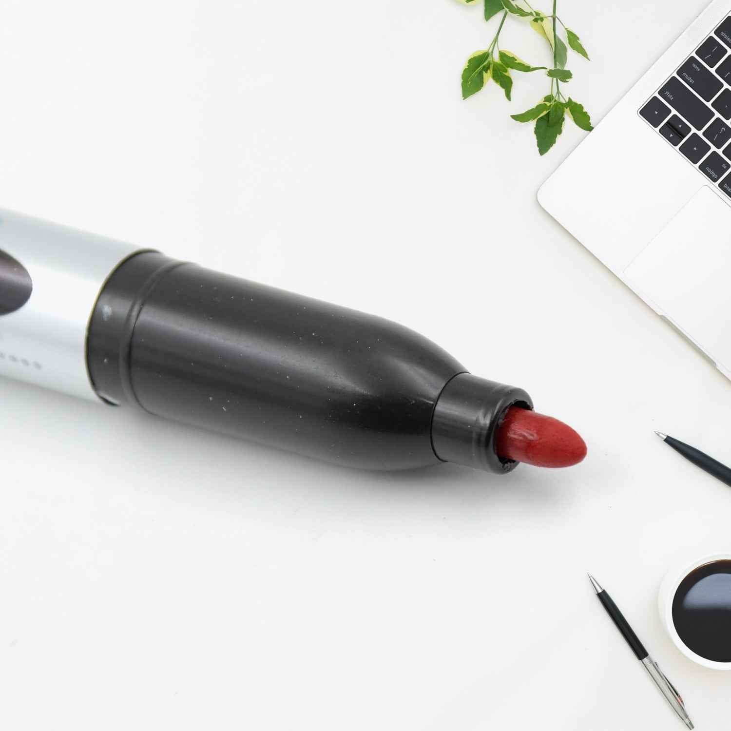 Maroon Permanent Marker – 10 Pc Set | Indo Glow