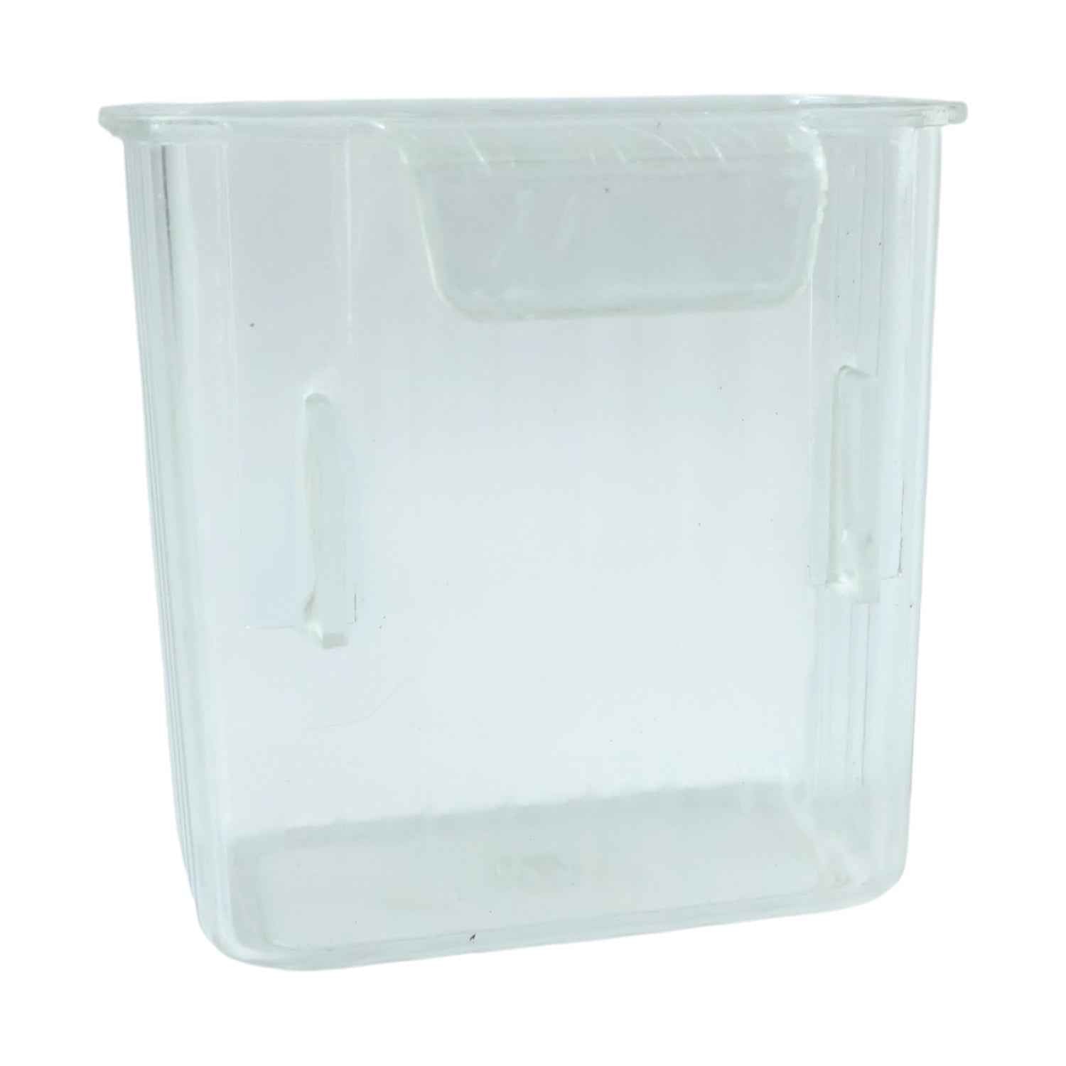 Mini Rack-Mount Storage Box – Space-Saving Transparent Organizer