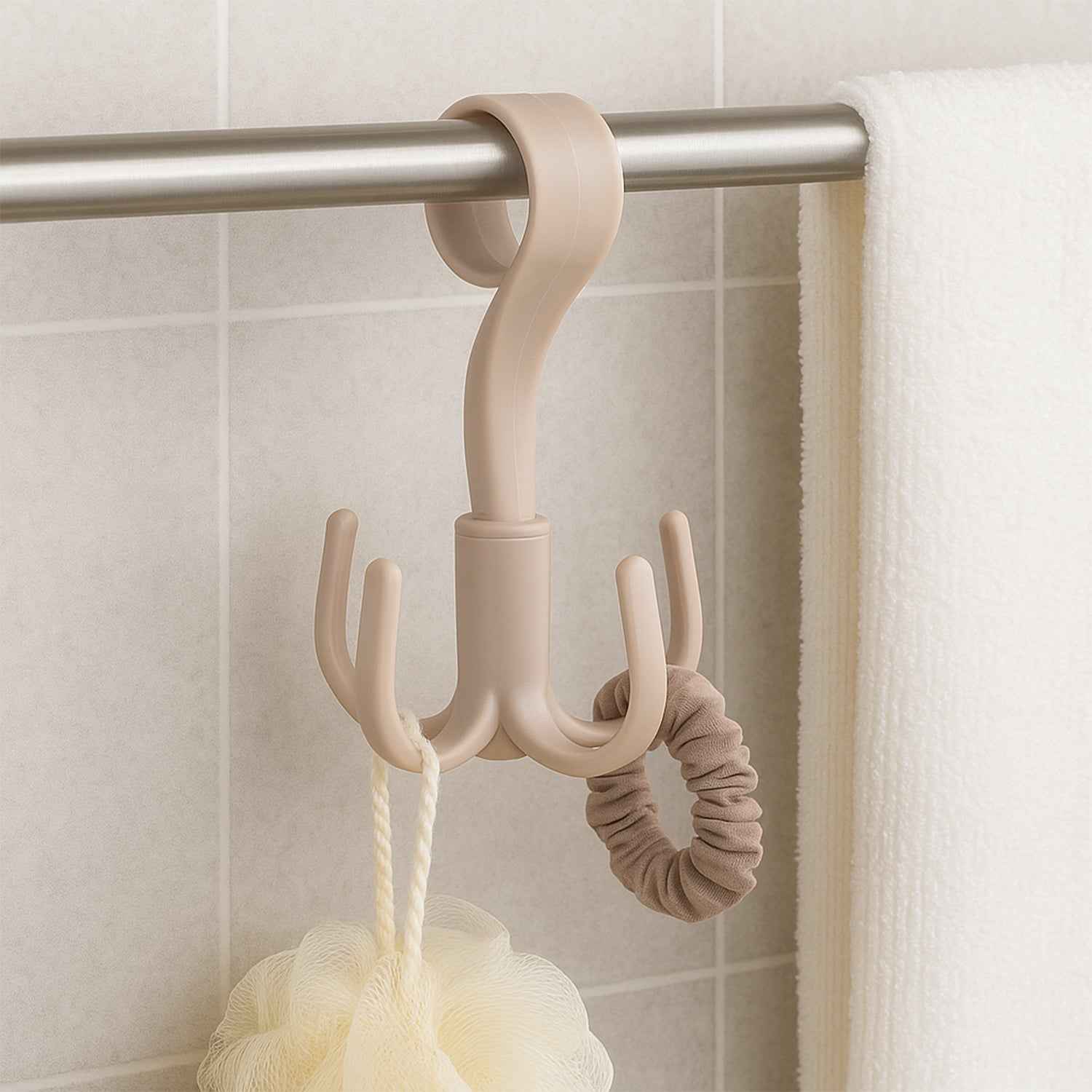 360° Rotating Multipurpose Hook Hanger – Space-Saving Organizer