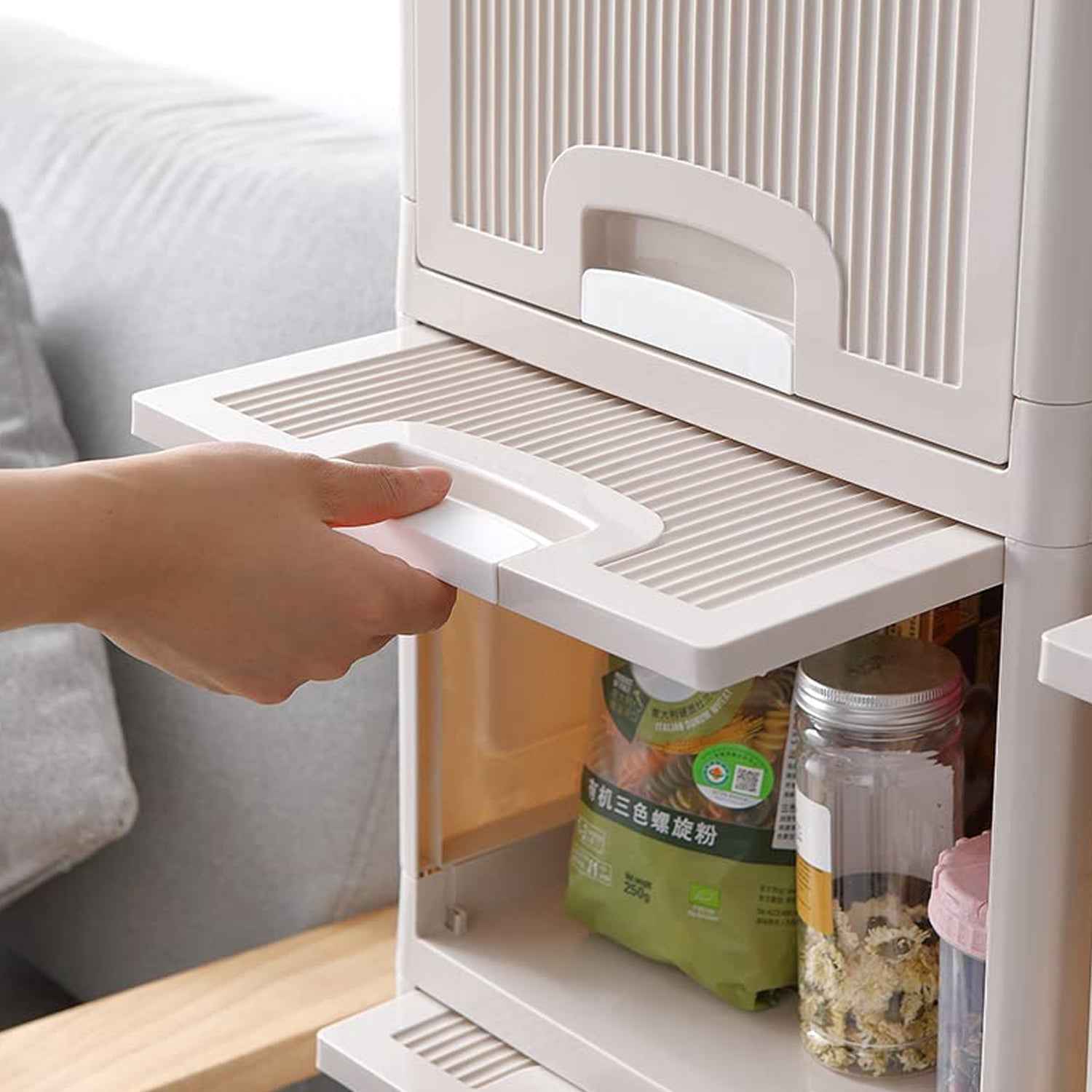 Wardrobe Storage Drawers – 2-Layer Plastic Organizer | Velvet Organizers