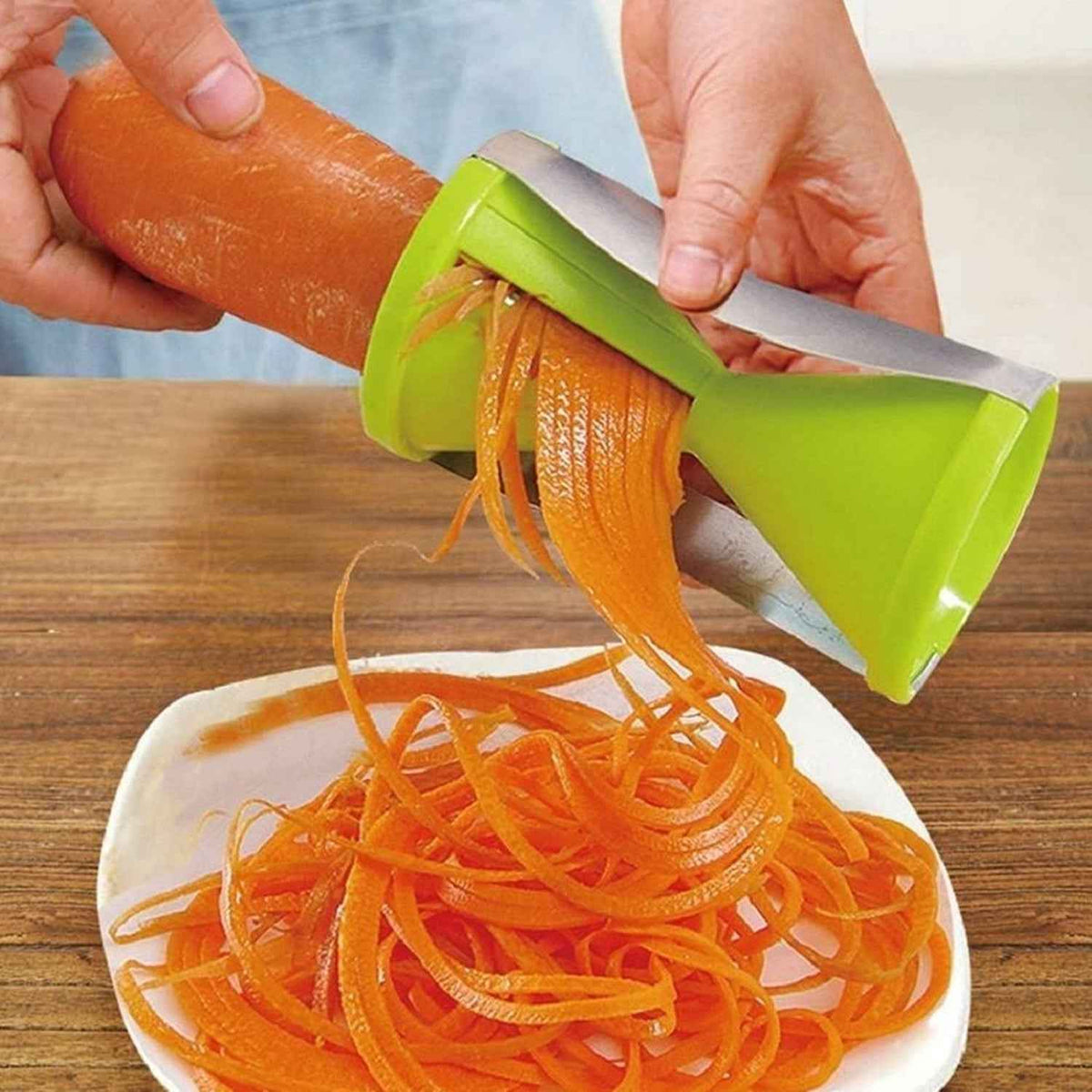 Vegetable Spiralizer – Handheld Stainless Steel Slicer | Quickslice