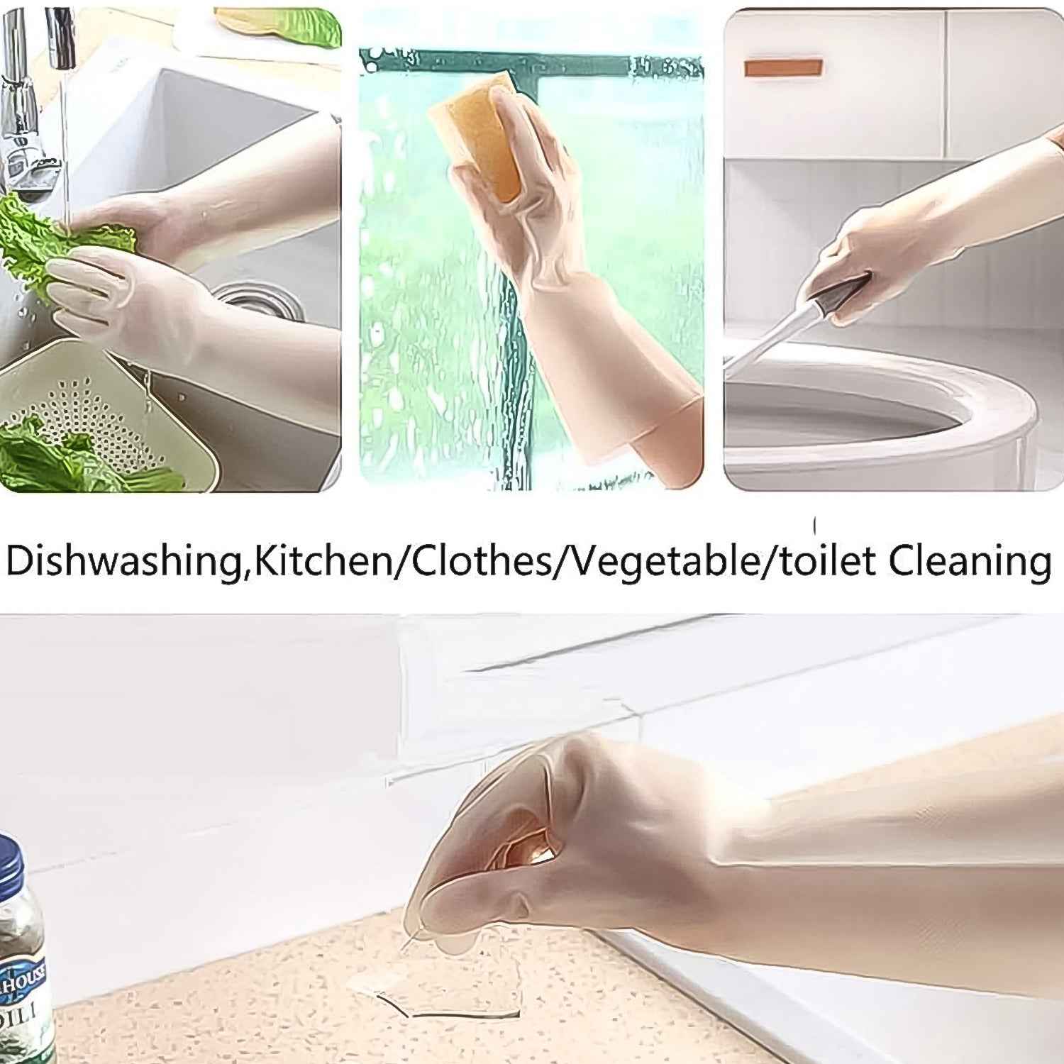 Cleaning Gloves – Durable PVC for Household Chores | storenzo