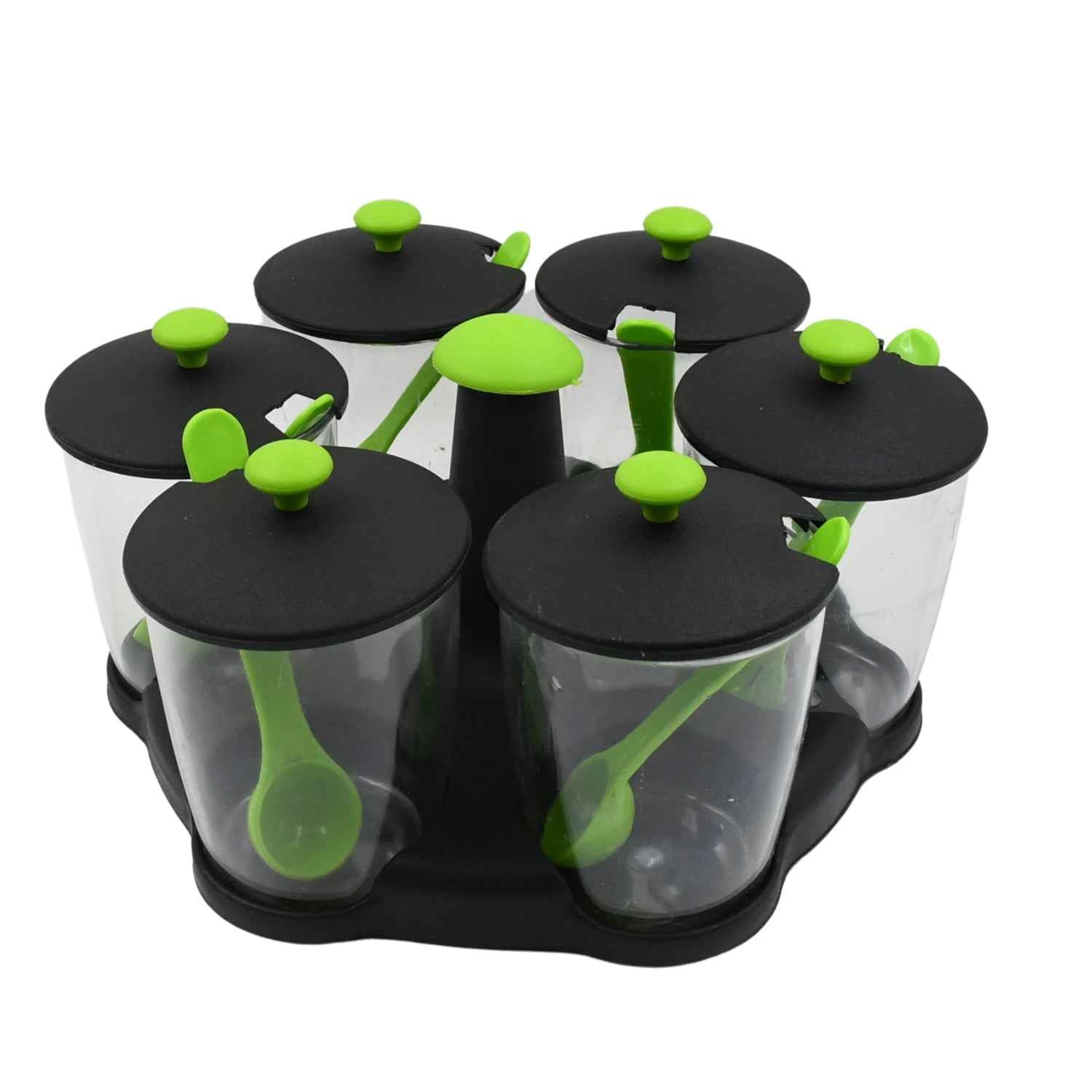 Revolving Spice Rack – 6-Piece Masala Container Set | Miracle