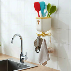 360° Rotating Sticky Wall Hook – Heavy Duty & Multipurpose
