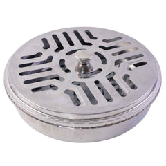 Mosquito Coil Stand – Stainless Steel Safe Burner with Vent Lid