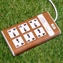 Extension Board – 6 Way Multi-Plug with 10m Cord | Indo Glow
